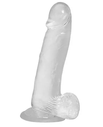 BMS Addiction Crystal 8″ Dildo – Clear
