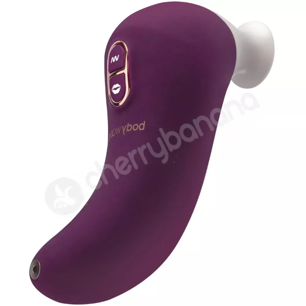 Bodywand Vibro Kiss Purple Clit Stimulator With Suction & Vibration