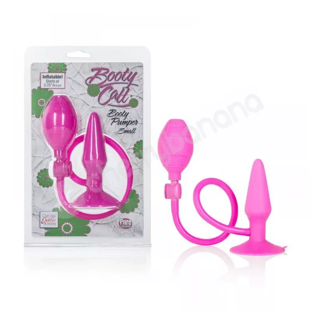 Booty Call Booty Pumper Small Pink Butt Plug