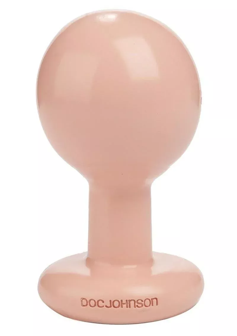 The Classic Round Butt Plug – Medium – Vanilla