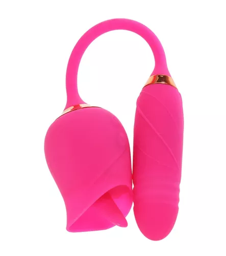 Cousins Group Pink Pussycat Licking Rose Vibe