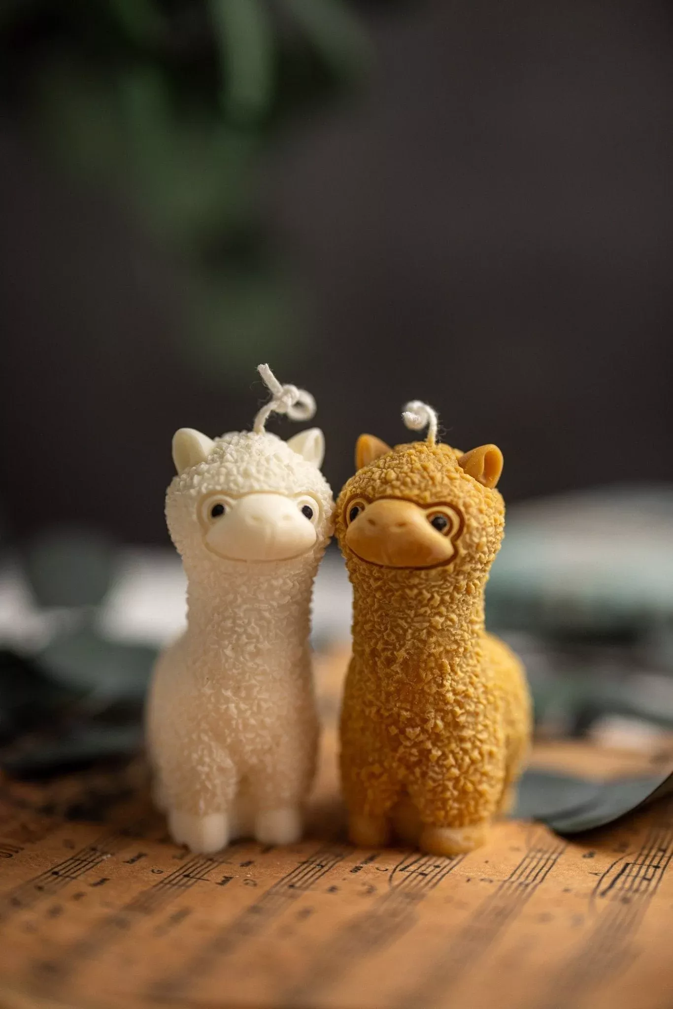 Cute Alpaca Candle – Colorful Llama Candle – Scented Baby Shower Favor & Gift