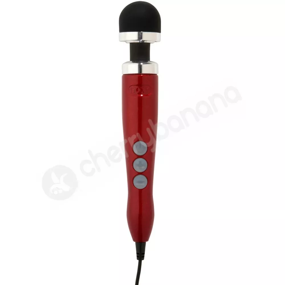 Doxy Number 3 Red Die Cast Vibrating Massager Wand