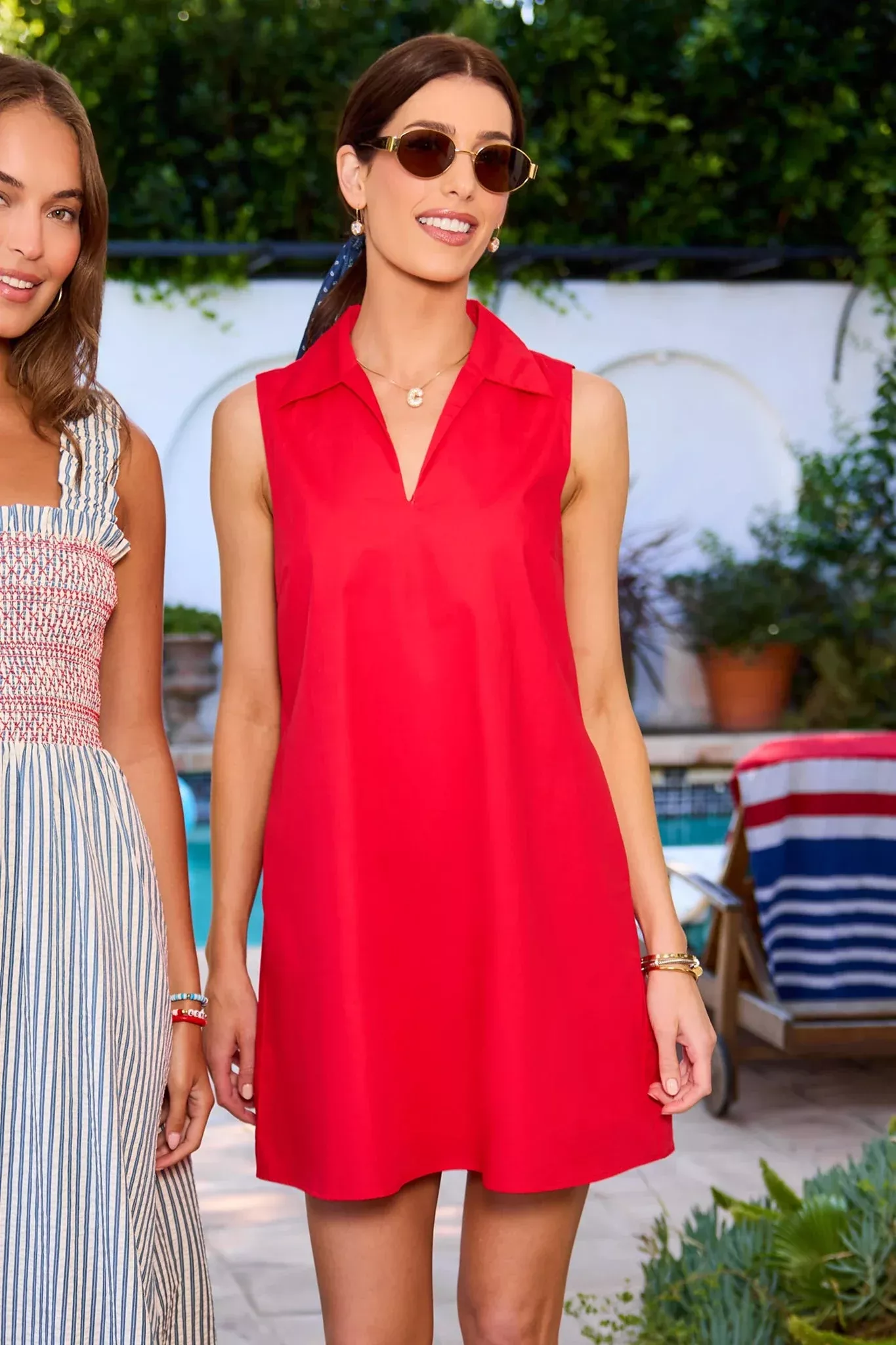 Ellen Red Short Dress