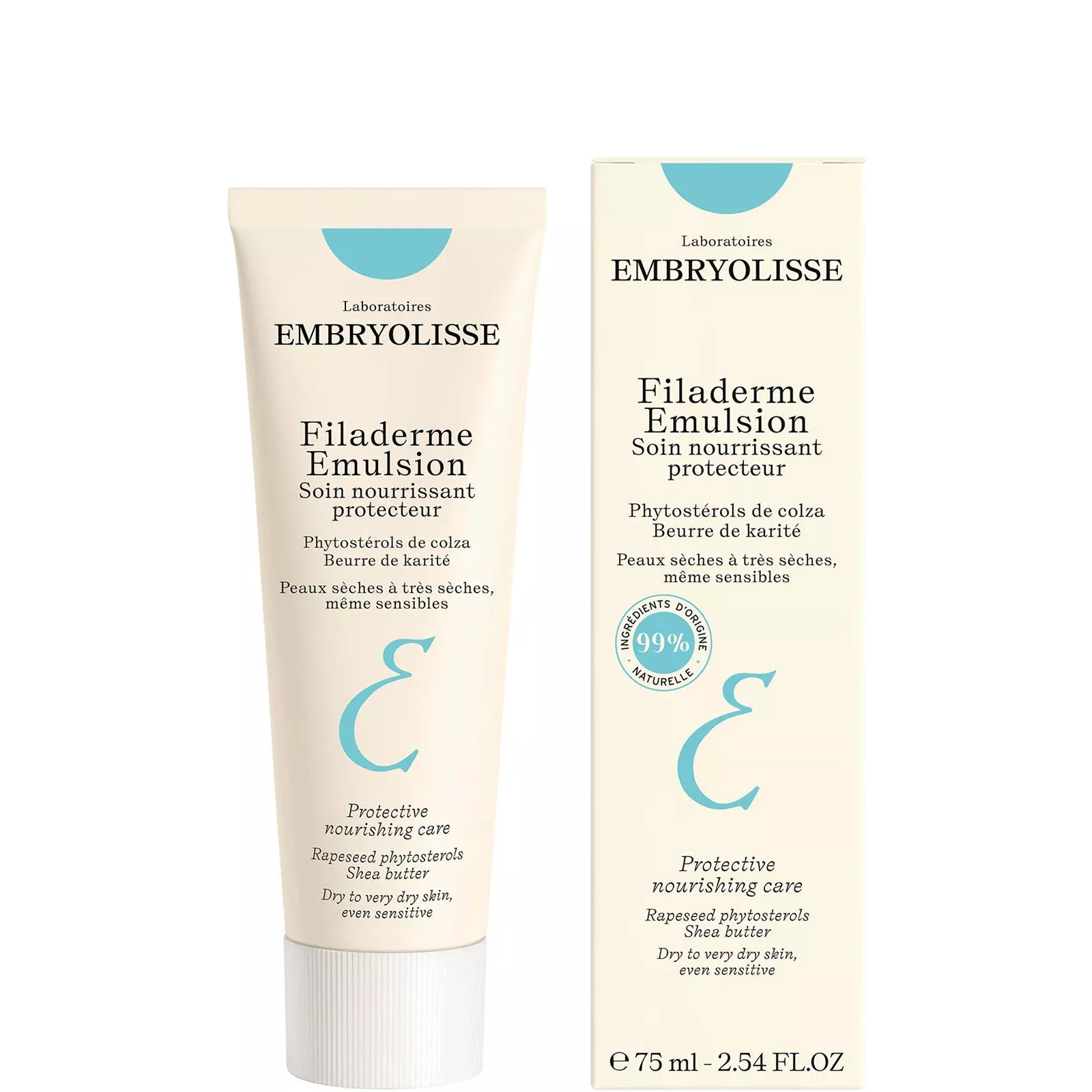Embryolisse Filaderme Emulsion – Face Lotion for Dry Skin 2.54 fl oz