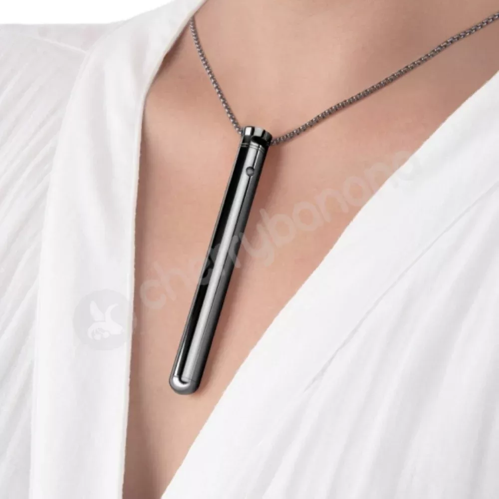 Le Wand Black Chrome Vibrating Necklace