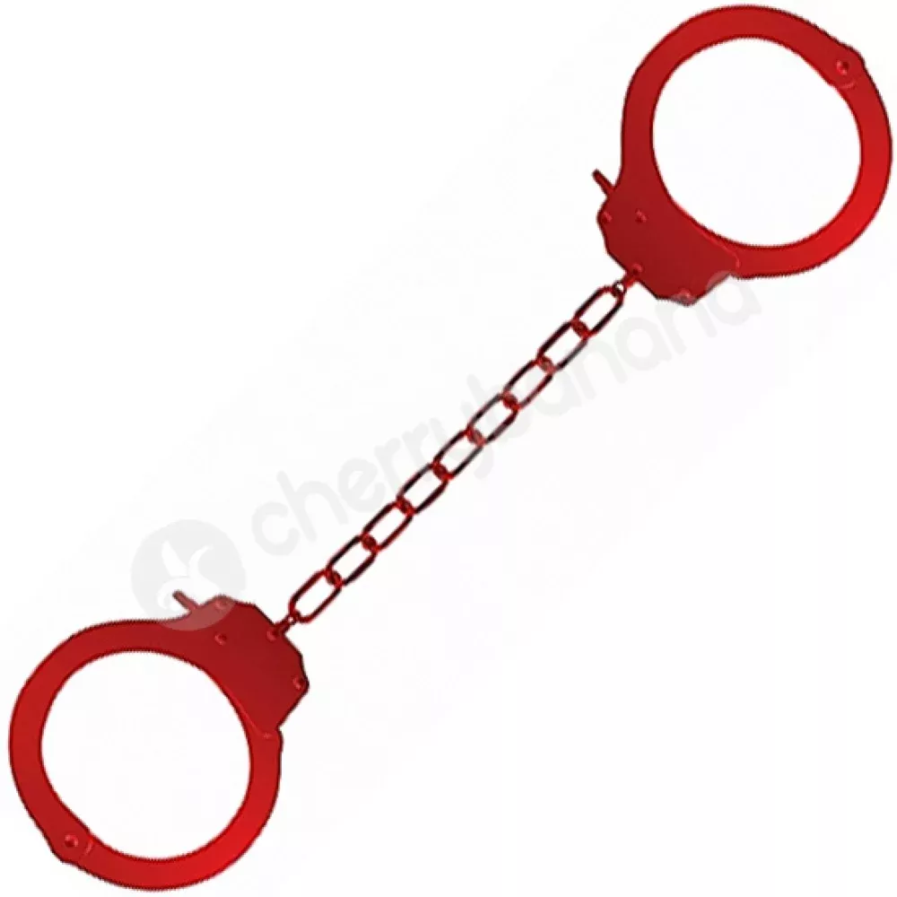 Ouch Red Pleasure Legcuffs