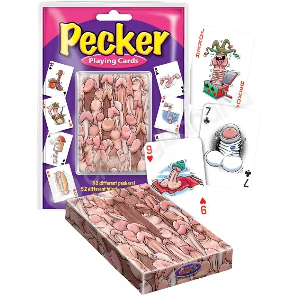 Ozze Pecker Playing Cards – 52 Different Peckers