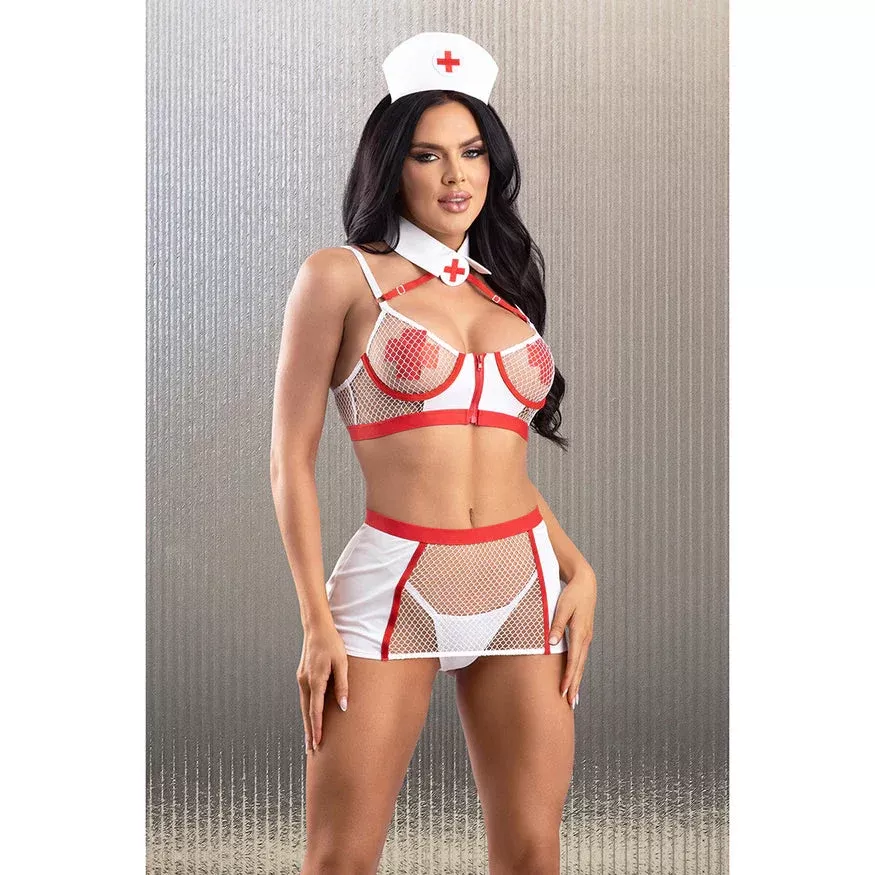 Perfect Health 5-Piece Nurse Costume Set – White