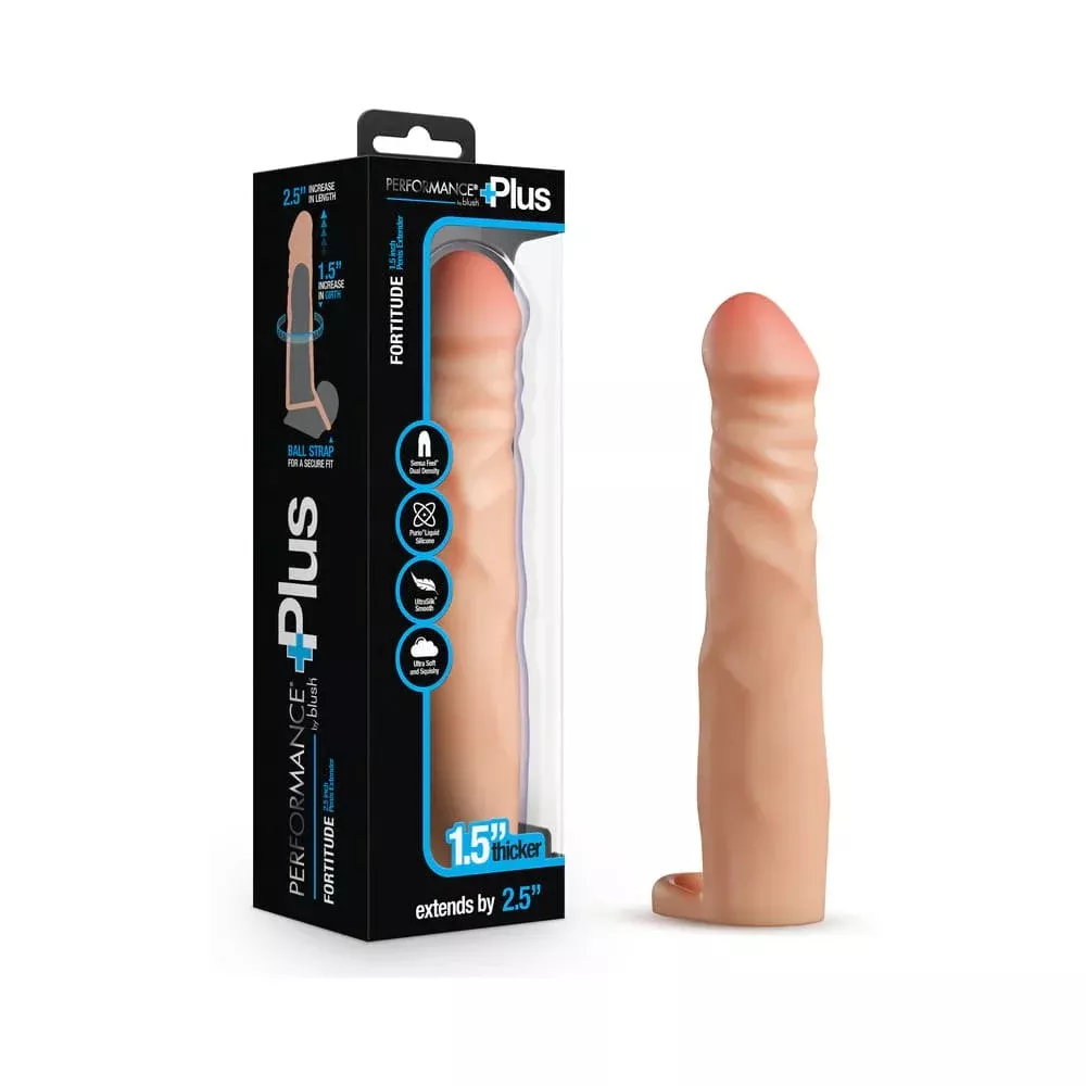 Performance Plus Fortitude 2.5in Penis Xtender Beige, Blush