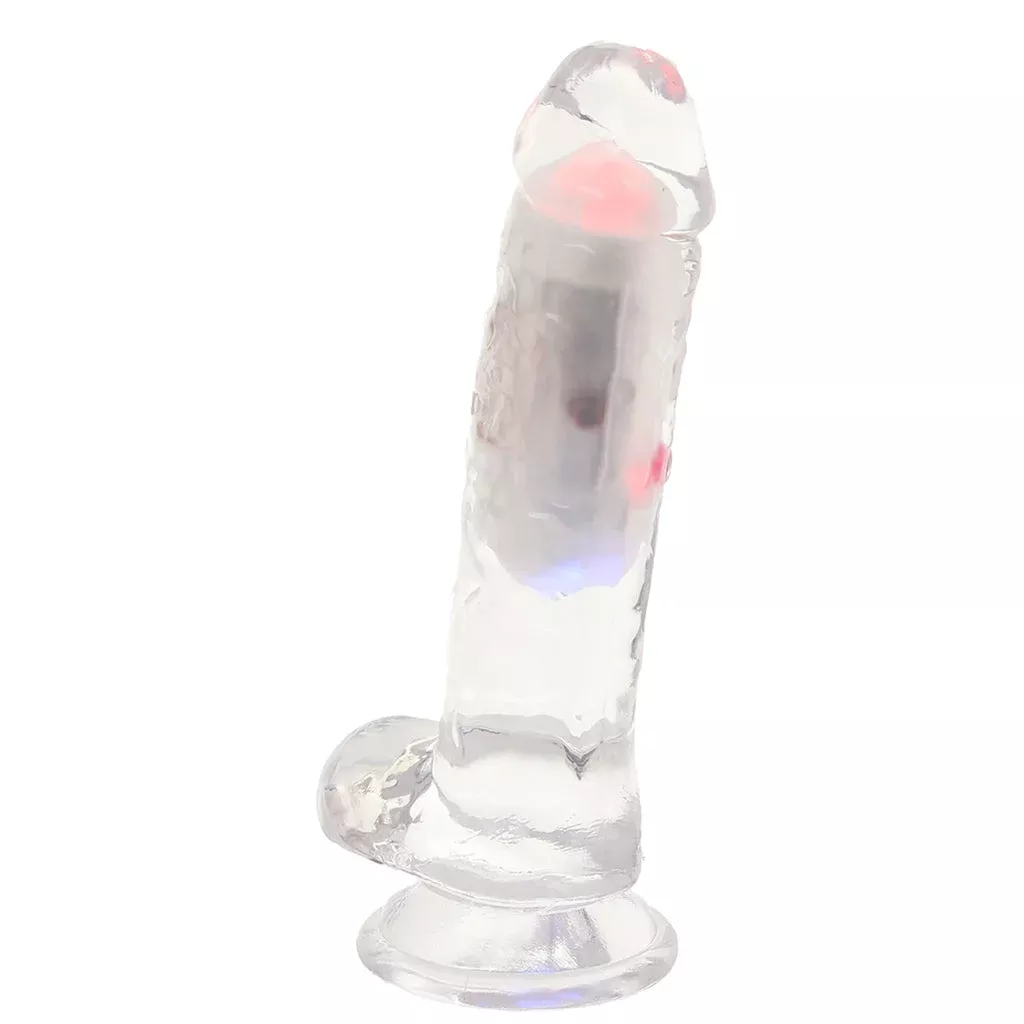 RealRock 6 Inch Light Up Vibrating Ballsy Dildo