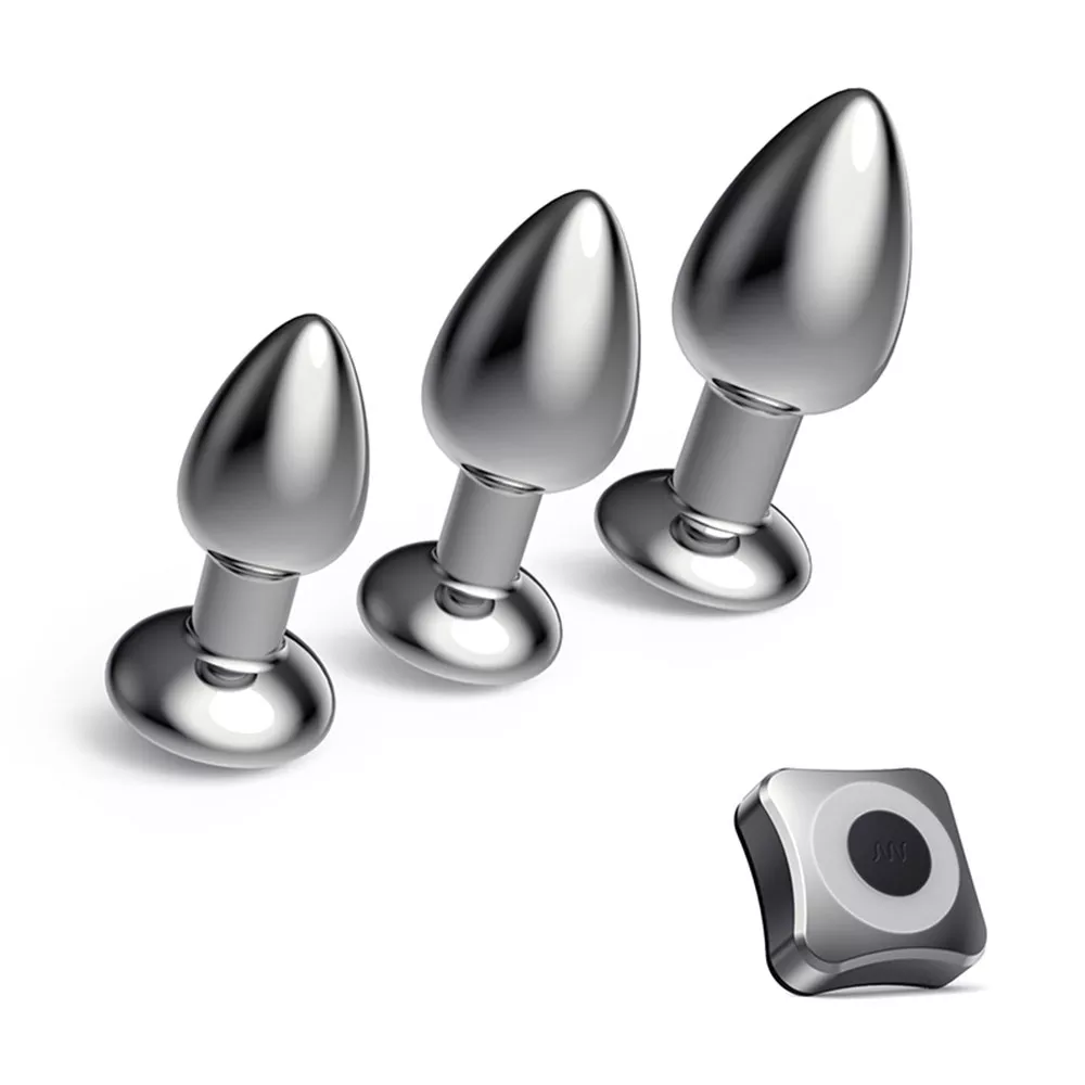 Remote Control Vibrating Metal Plug