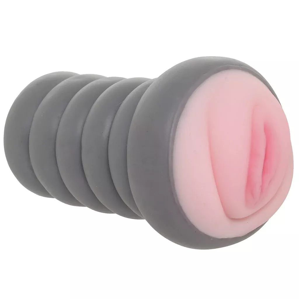 Ribbed Gripper Tight Pussy Stroker in Light