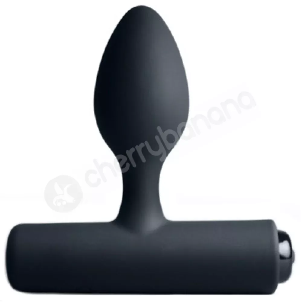 Rocks Off Nova Solaris Black Tapered Butt Plug Vibrator