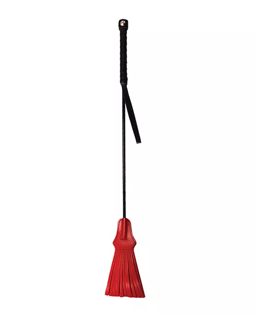 Rouge Tasseled Riding Crop Red