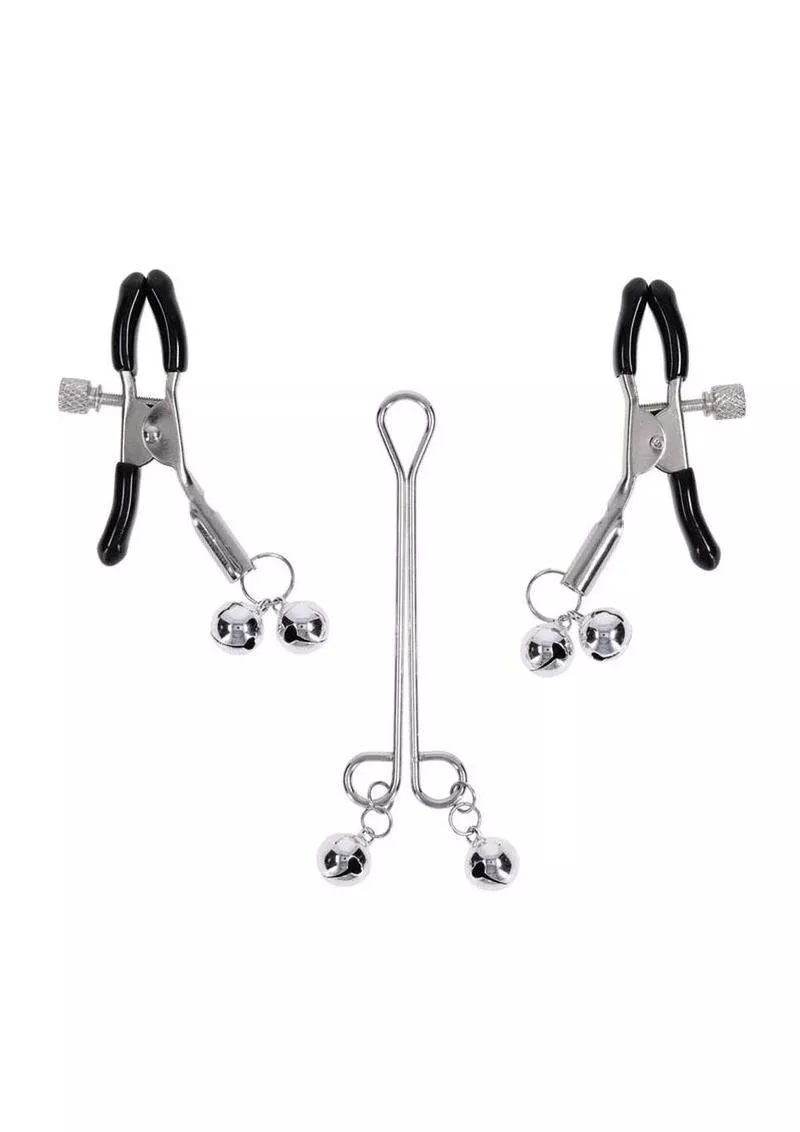 Sex and Mischief Shadow Bell Nipple Clit Jewelry