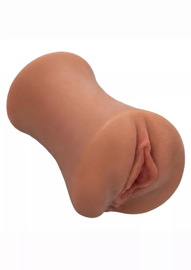 Stroke It Wet Ass Pussy Realistic Dual-Entry Caramel Stroker
