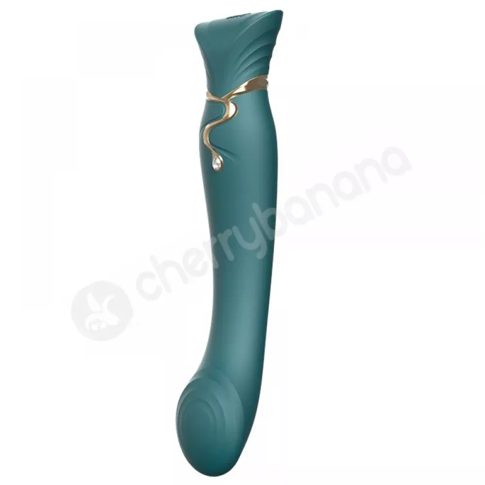 Zalo Queen Jewel Green G-spot Pulse Wave Vibrator